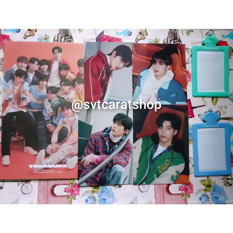 TREASURE THE SECOND STEP : CHAPTER ONE POSTCARD CARD HOLDER OFFICIAL BENEFIT WEVERSE haruto junkyu a