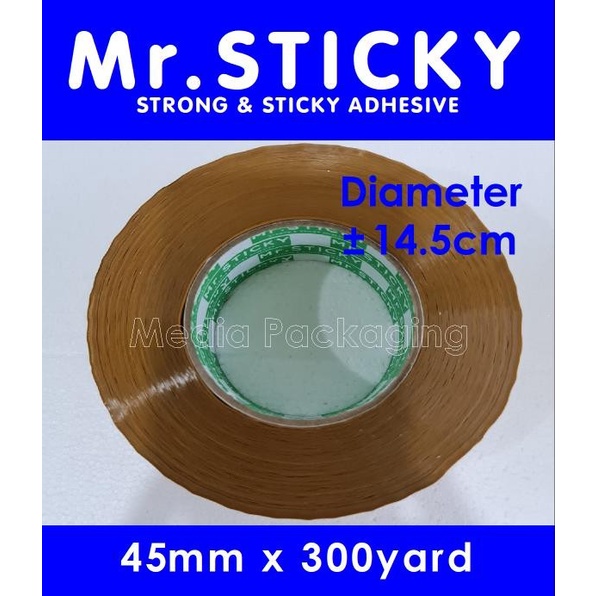 

Mudah Lakban Jumbo Mr.Sticky 45Mm X 300 Yard Murah Terbatas