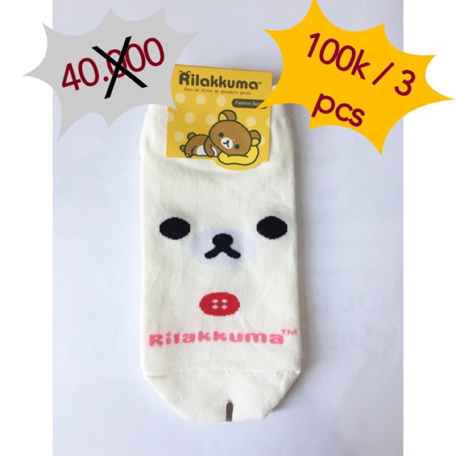 Kaos kaki rilakkuma