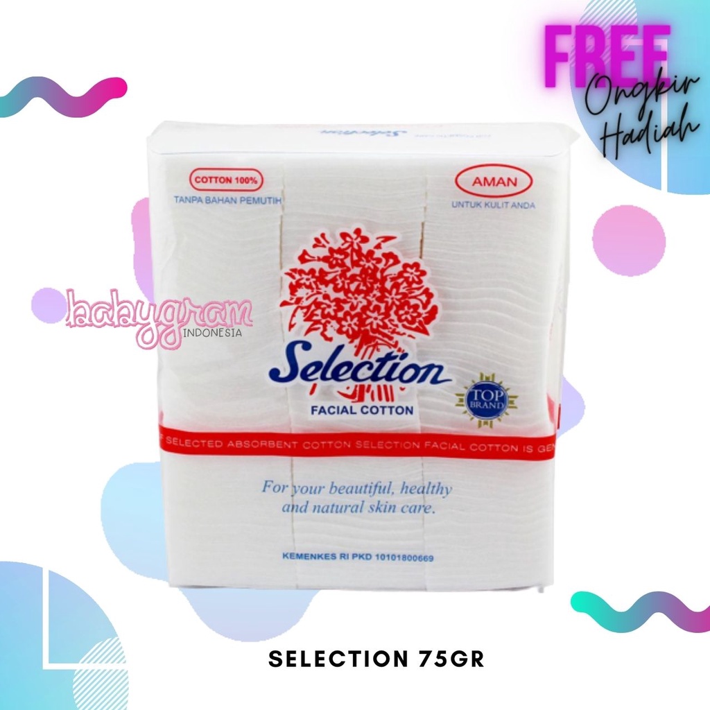 PROMO Kapas Wajah Selection 75gr Facial Cotton 75 gram