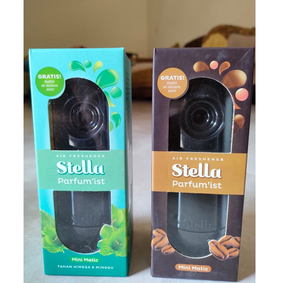 Stella Matic Set Box (Alat + Refill + Baterai) Pengharum Ruangan, Smart Matic