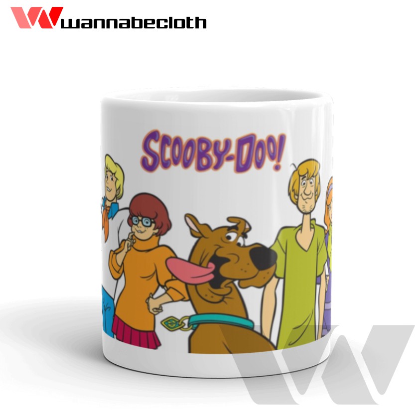 Gelas Scooby Doo Mug Scooby Doo Gelas Mug Anak Mug Custom Porcelain Souvenir Scooby Doo v2
