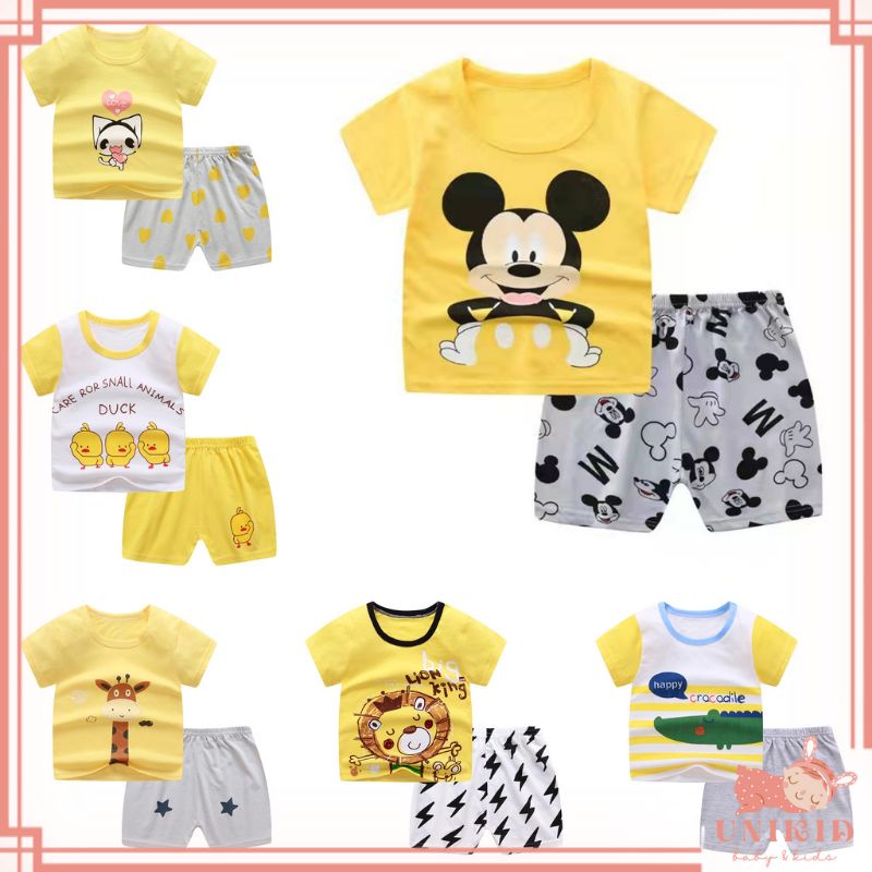 UNIKID Baju anak Baju bayi import setelan anak setelan bayi baju anak laki laki baju bayi perempuan import