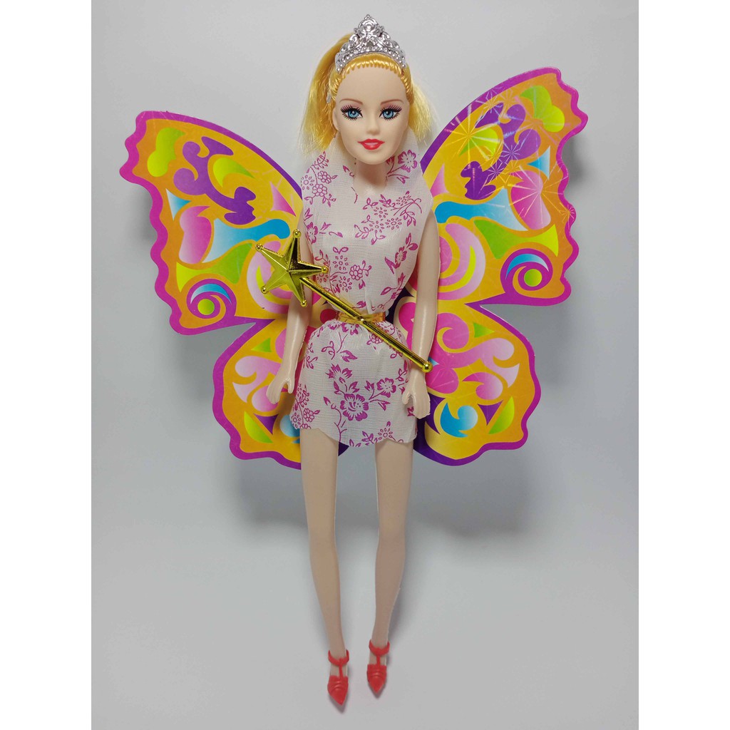 BONEKA BERBIE SAYAP Peri Kupu Kupu Tinkerbel Barbi Cantik