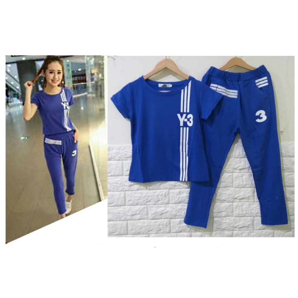 Baju Wanita Panjang Sport Stipe Y3