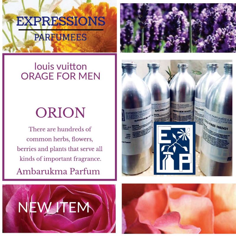 orion bibit parfum 1kg lv orage for men wangi berkelas