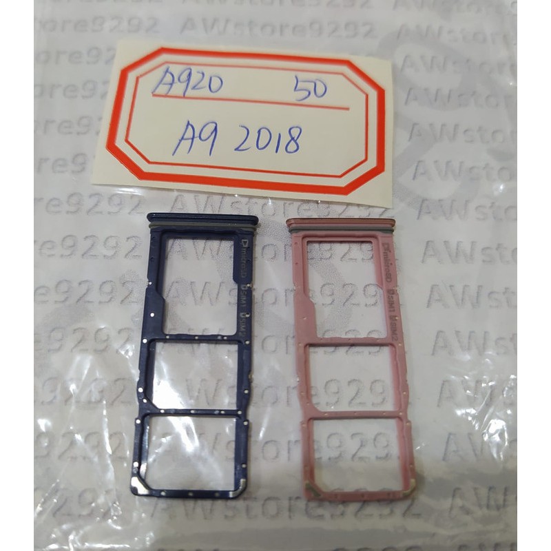 Slot Tempat Dudukan Kartu Simcard Sim card Lock Simtray Sim Tray Samsung A9 2018 A920