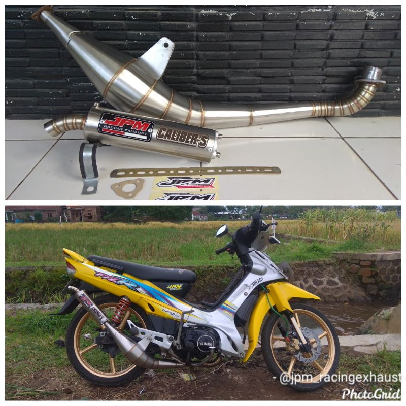 KNALPOT FIZR BM POWER KOLONG JPM RACING GRATIS LASER NAMA