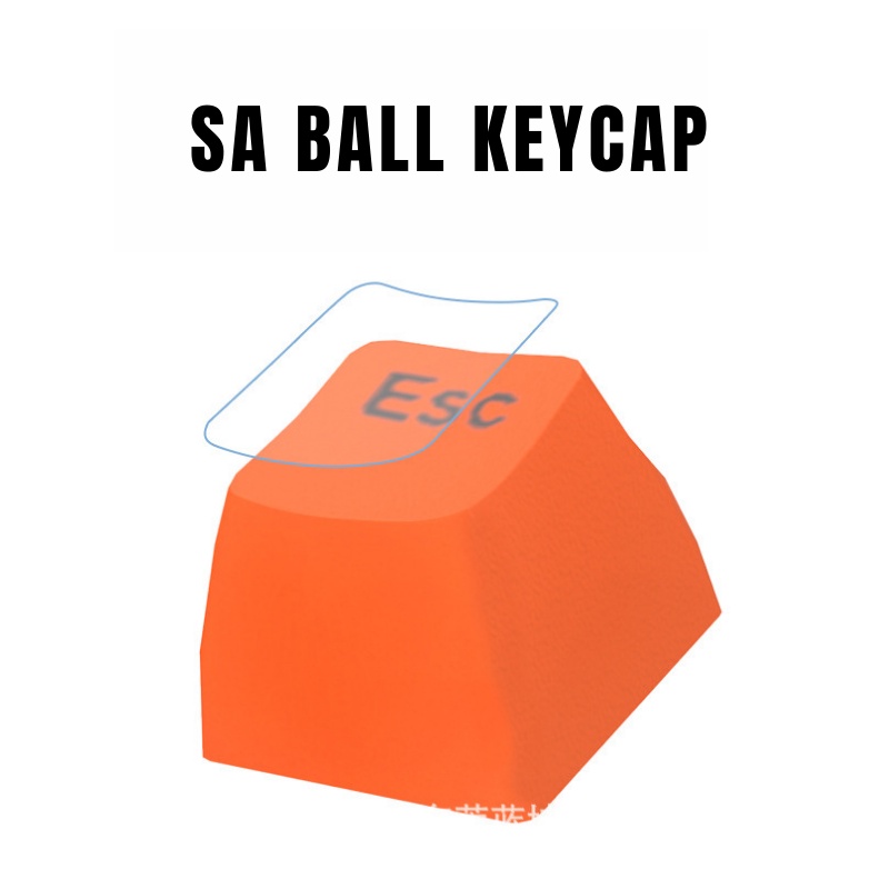 Sa 108pcs / Set Keycap Tombol Keyboard Mekanik Universal Ergonomis Dua Warna