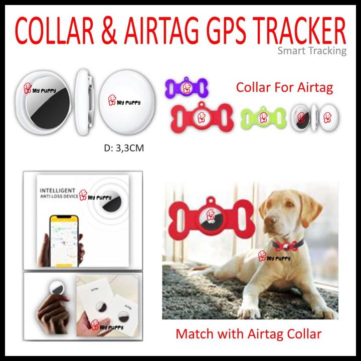 Airtag Gps Tracker & Silicone Case - Gps Pelacak Anjing Kucing