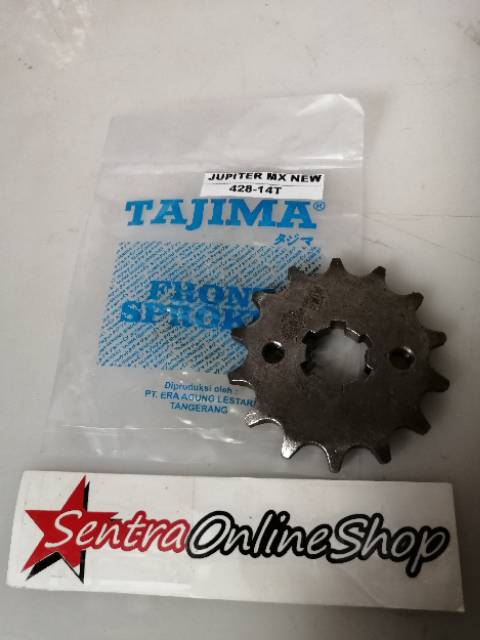 Gir gear Depan Jupiter MX New Vixion R15 428 14T Tajima