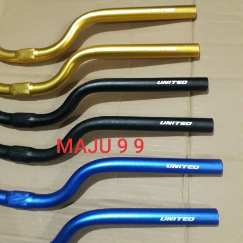 Stang Handlebar Sepeda Lipat Diameter 25.4mm Stang Folding United Full Alloy Rise 60 X 580mm Original