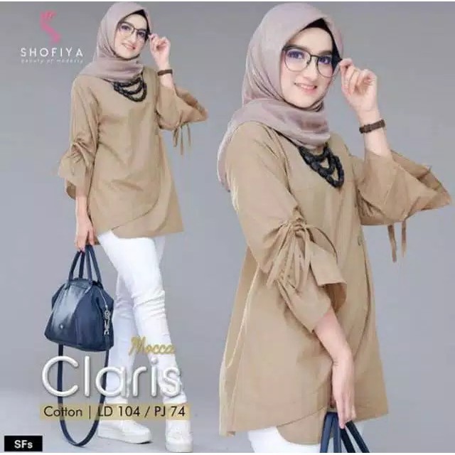 BAJU ATASAN CLARIS TUNIK TERMURAH