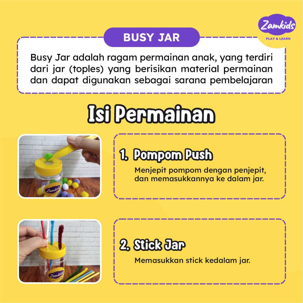 MAINAN MONTESORI MONTESSORI MAINAN EDUKASI BUSY JAR JARS ASAH MOTORIK KREATIF BUSYJAR BUSYJARS