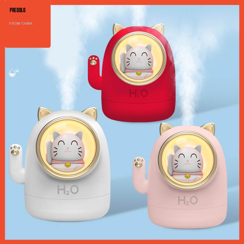 Air Humidifier Aroma Kapasitas Besar Desain Lucky Cat Untuk Travel