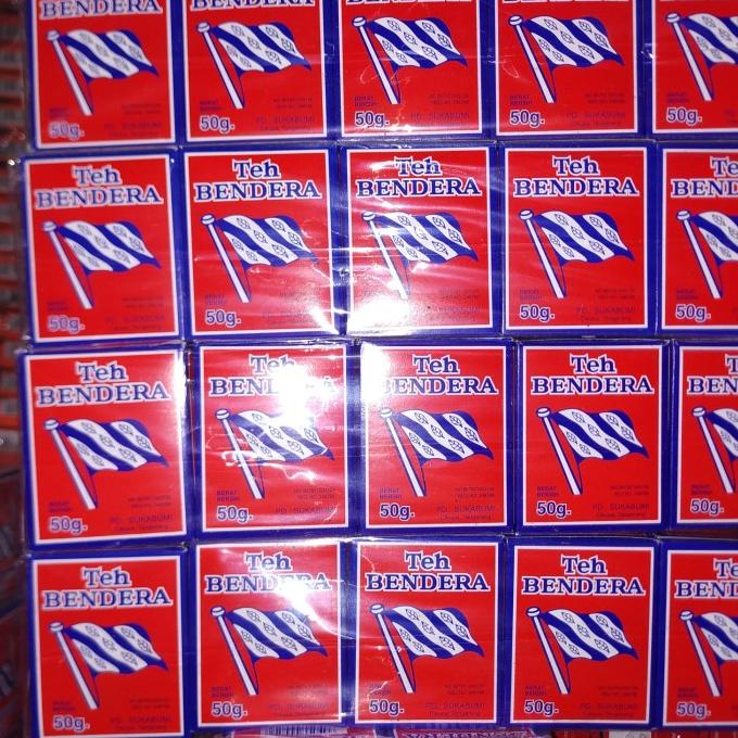 

[COD] Teh bubuk cap Bendera 50gr per pack (10 pcs) [COD]