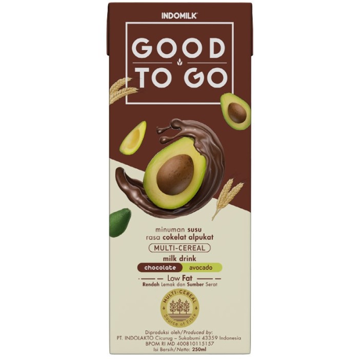 

Indomilk Susu Cair Uht Good To Go Choco Avocado 250Ml