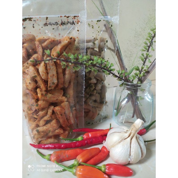 

Basreng stik pedas bumbu basah daun jeruk original 120 gram