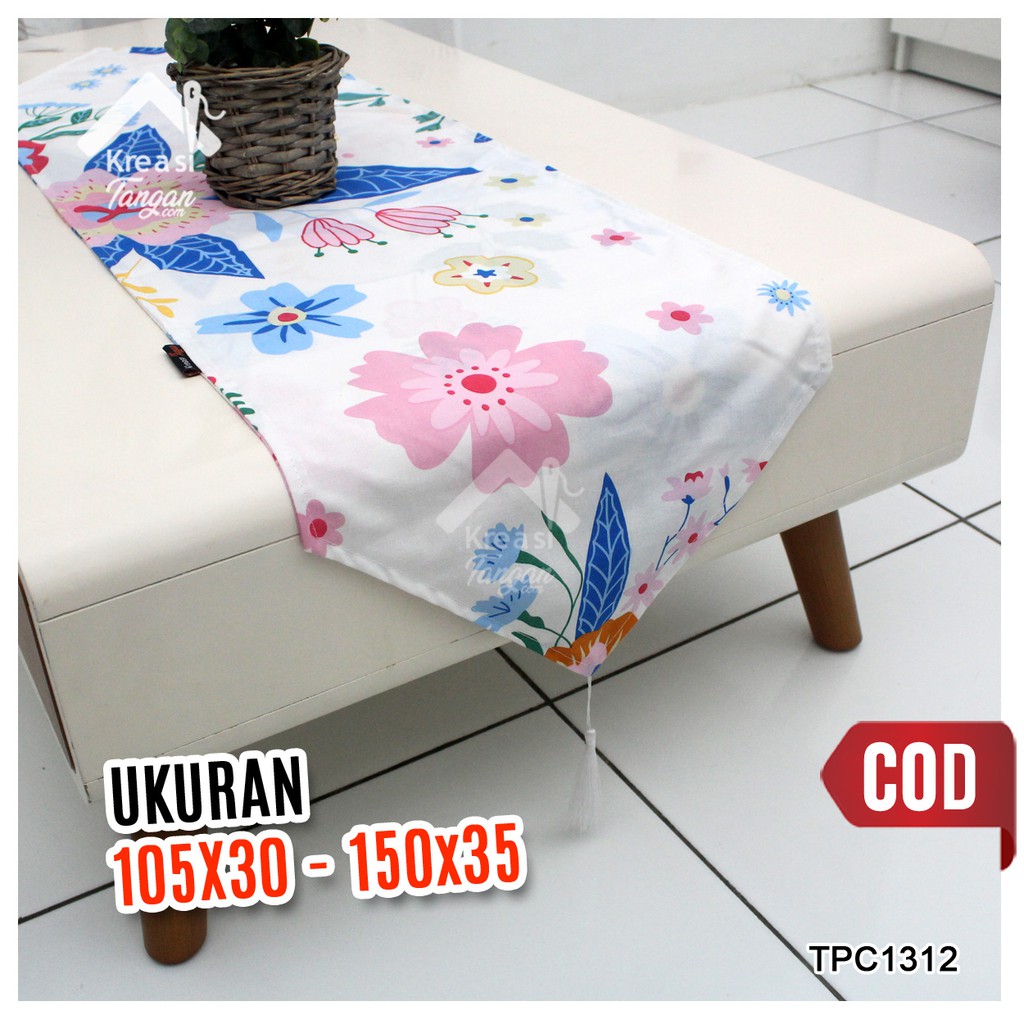 Taplak Meja / Table Runner Ukuran 105x30 - 150x35 TPC1312