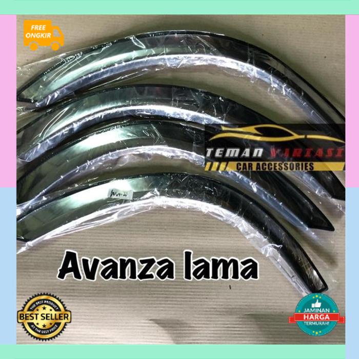 COD LIST LIS ATAS BAN OVER FENDER TRIM MOBIL AVANZA XENIA LAMA STAINLESS Universal