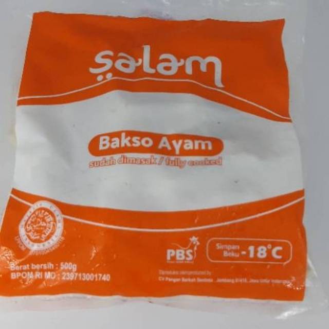 

Salam bakso ayam 500 gr