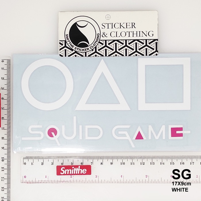 Stiker Korean Game SG Red Light Green Light 2W Cutting Sticker