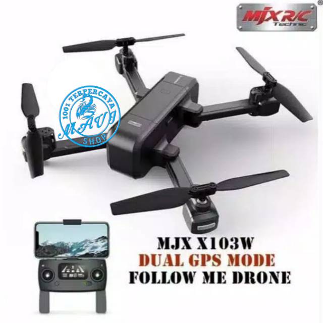 mjx x103w 2k camera 5g wifi fpv gps rc drone