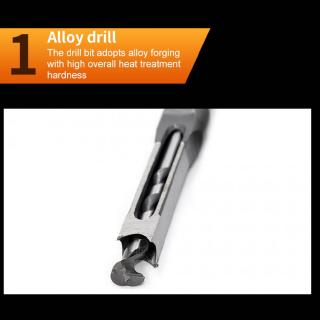 1pc Mata Bor Dengan  Bahan Alloy Steel Dan Bentuk Persegi 