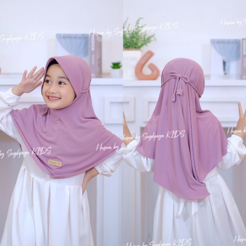 HUSNA KIDS//HIJAB ANAK PED ROPEL ORI HUSNA