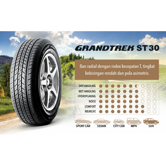 Ban Dunlop 225/65-17 ST30 225/65R17 Mobil