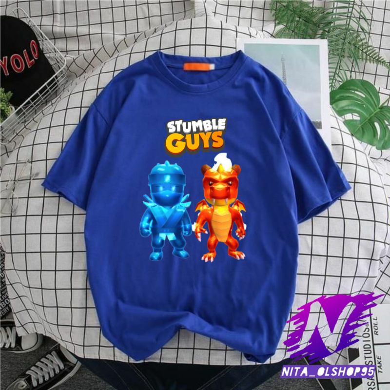 kaos stumble guys ninja dragon baju anak stumble guys spesial