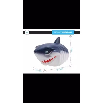 HZ Sea Shark Hand Puppet 3D Glove / Sarung Tangan Ikan Hiu / Mainan Anak Sarung Tangan