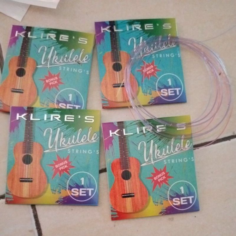 senar ukulele murah/senar warna warni/senar putih cowboy