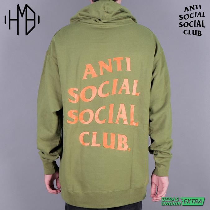 ASSC Anti Social Social Club x Undefeated Paranoid Hoodie Green