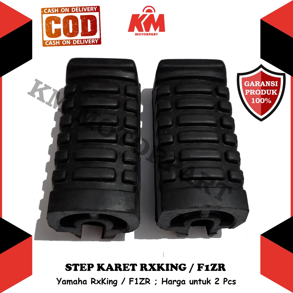 Footstep Depan Yamaha RxKing Rx King RxK F1zr Step Karet Barstep Variasi 2 Pcs