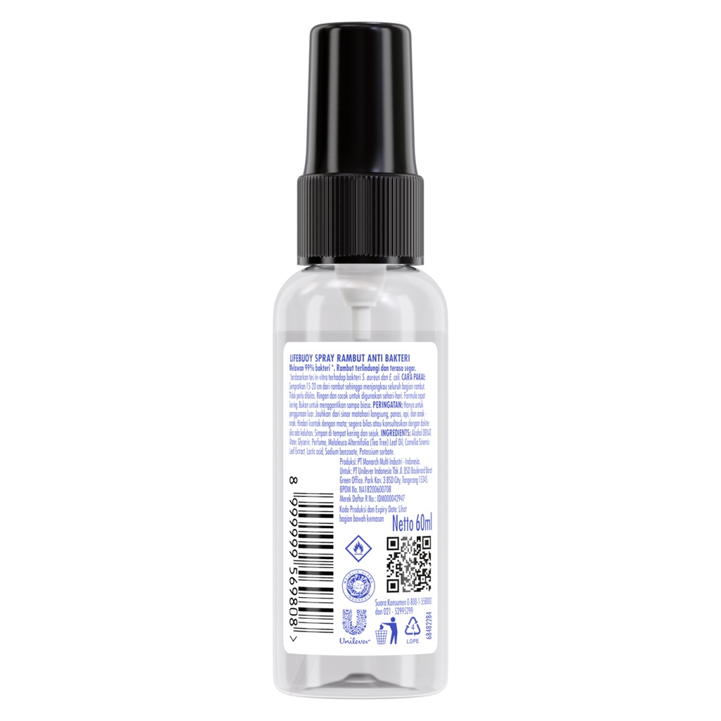Lifebuoy Hair Mist Anti Bakteri 60ML-2