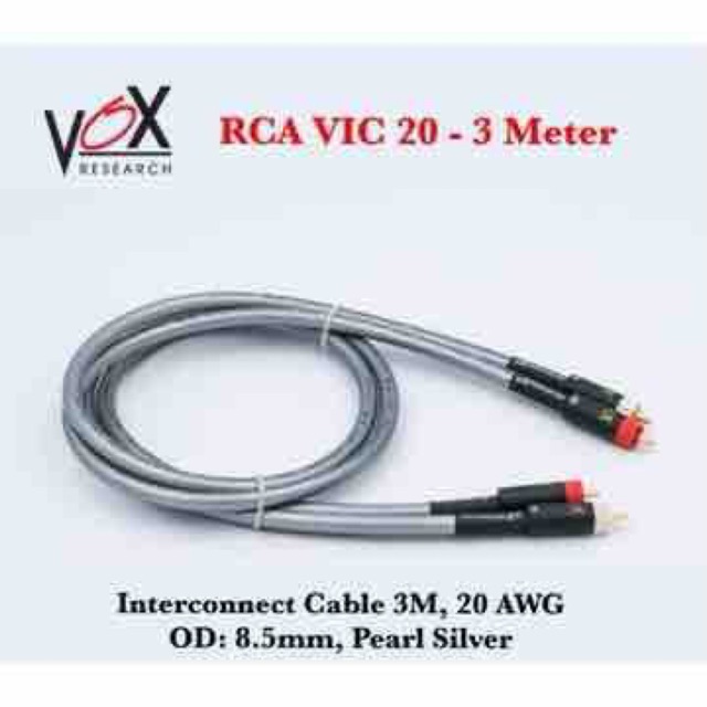 Jual Kabel Rca Vox Vic M Audio Cable Meter Pair Vic Original Shopee Indonesia