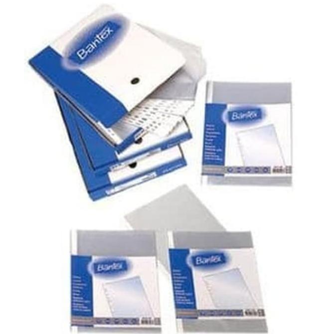 

Office & Stationery | Document Organizer | Plastik Pp Pocket Folio Bantex 8843 (Isi 100) 0,6Mm | Best Seller