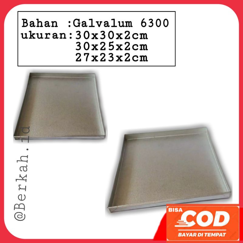 Loyang oven susun /loyang kue kering /loyang nastar tinggi 2cm Galvalum