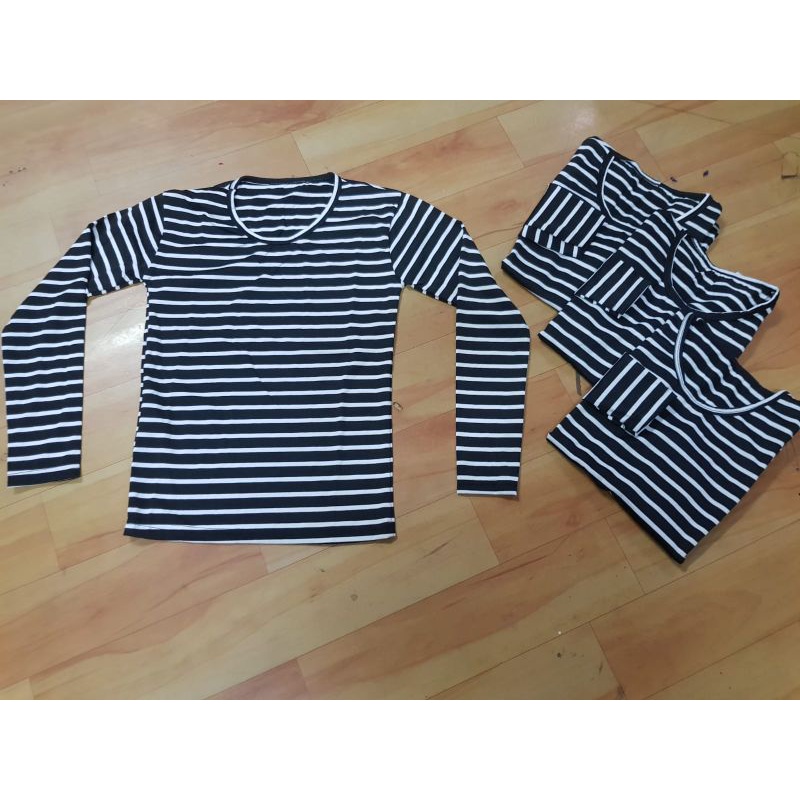 KAOS SALUR WANITA LENGAN PANJANG HARGA 3 PCS