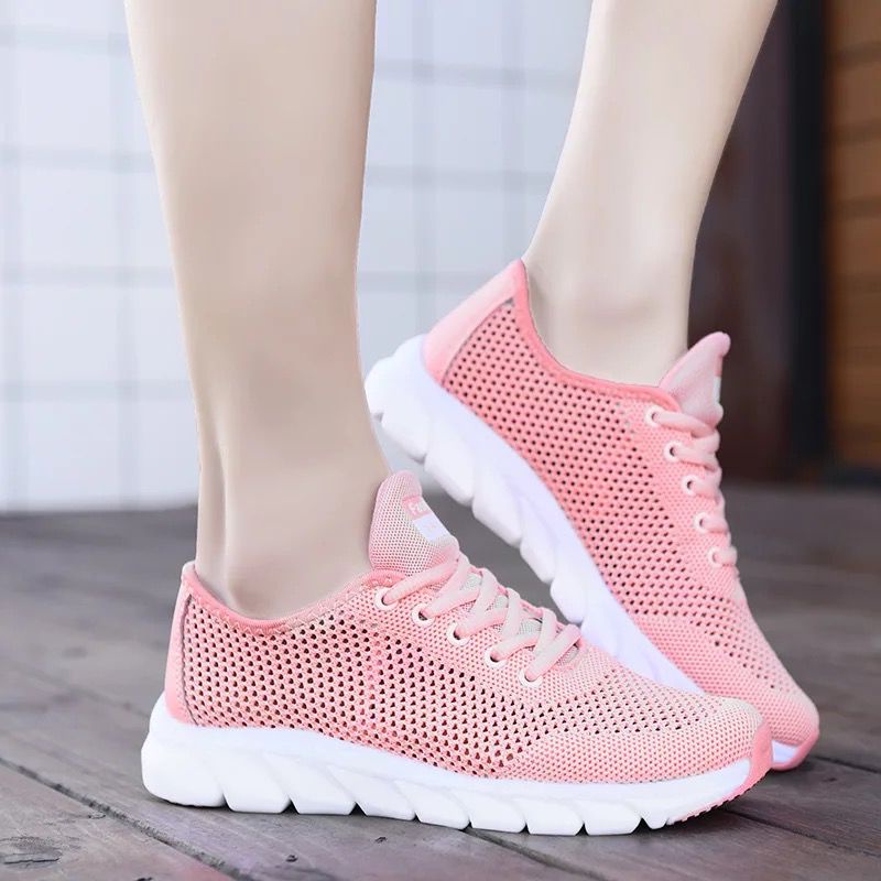 [ESSE] Sepatu Sneakers Kanvas Wanita Slip on Impor Fashion Trending W4