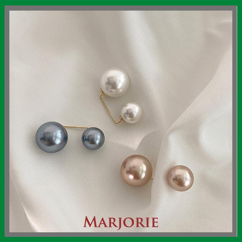 Bros Pin Mutiara Lucu Gesper Pinggang Adjustable Aksesoris Pakaian Wanita-MJD