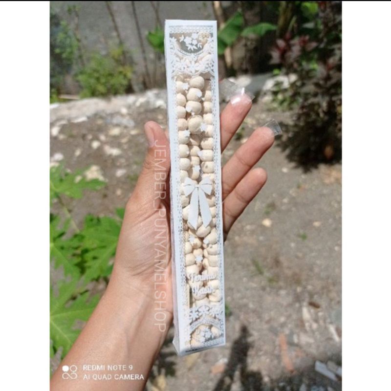 Tasbih kayu 99butir souvenir mika harga satuan/1pc untuk souvenir nikahan, tahlilan, sunatan termurah dll