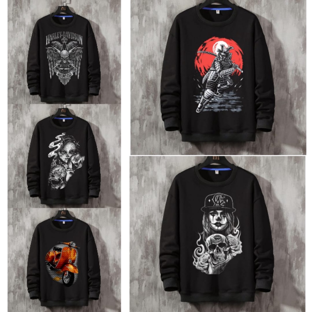 BISA COD/baju sweater GAMBAR/ sweater terbaru /fashion terbaru -mukzhop