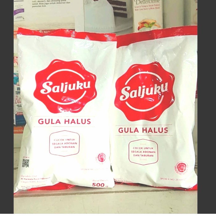 

Gula halus 500gr Saljuku