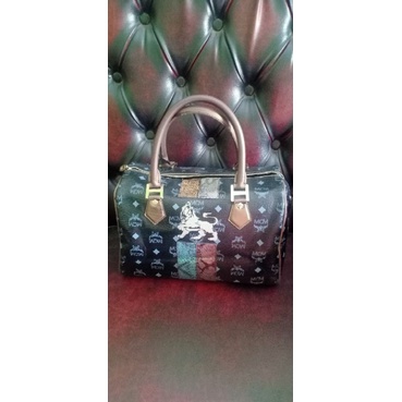 1 set preloved bag+ tas MCM munchen