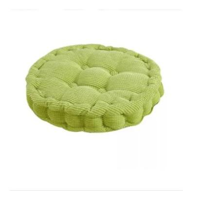 Bantal Alas Duduk Tebal Bentuk Bulat / Kotak Bantal kursi tamu - Hijau Bulat