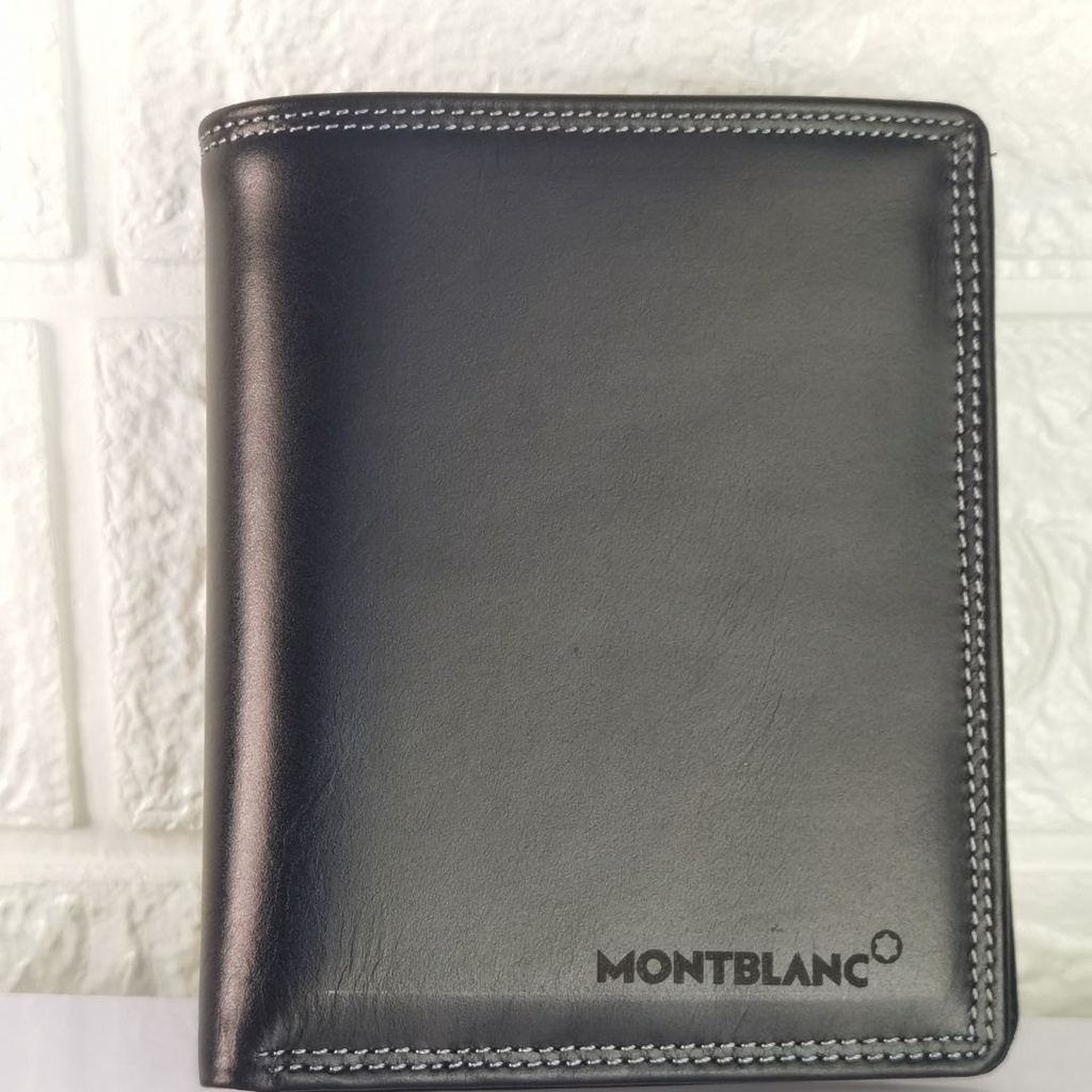 Dompet kUlit asli pria berdiri BRanded