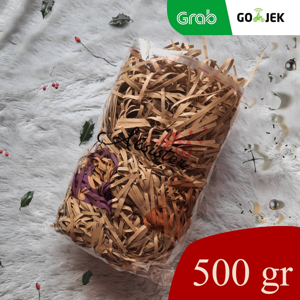 

(500 GR) SHREDDED PAPER / KERTAS SERUT / KERTAS CACAH / SHRED PAPER / ISI HAMPERS PARCEL GIFT BOX