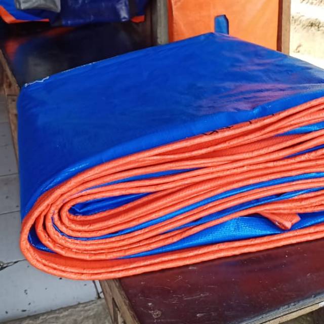 Terpal plastik/terpal tenda A8 ukuran 4x4